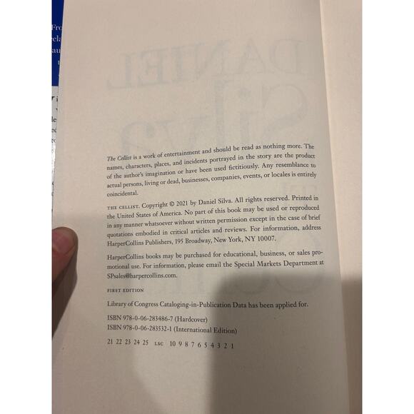 Daniel Silva Thriller Lot The Cellist 1st Ed, The Fallen Angel, The Kill Artist - Picture 5 of 6